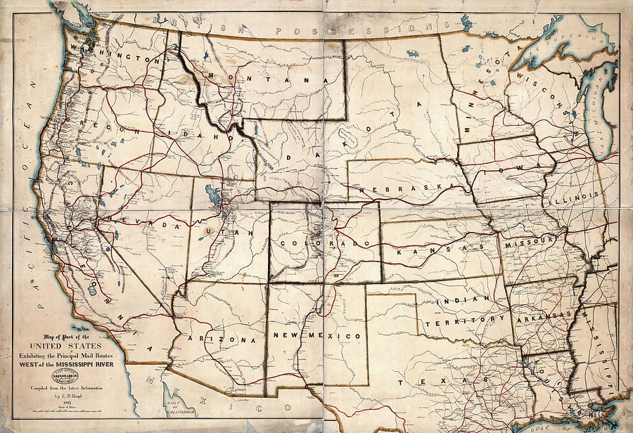 Map American West
