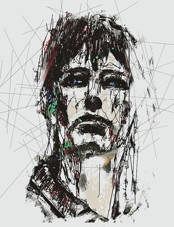 Staggered Abstract Portrait by Galen Valle Staggered Abstract Portrait by Galen Valle
