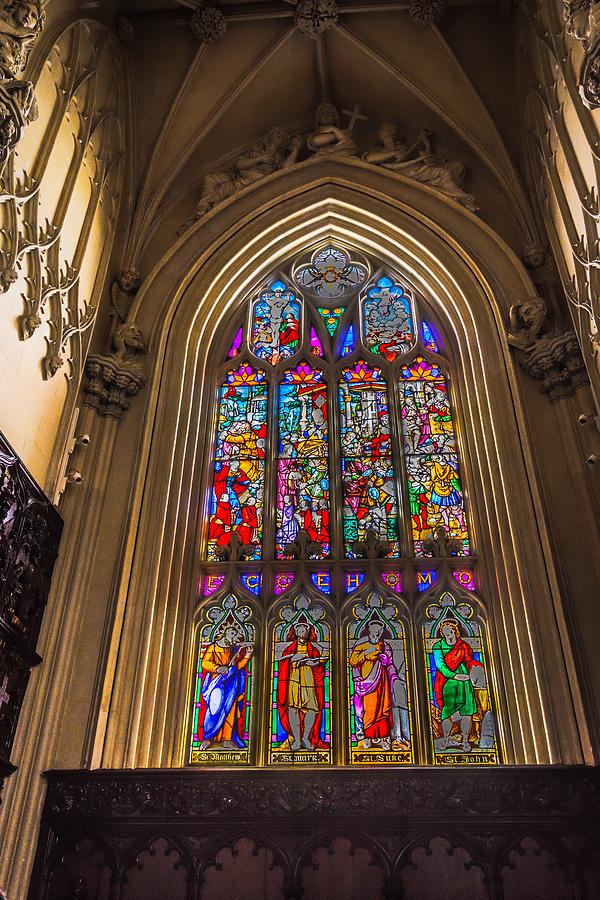 Stain Glass Window Photograph by Bill Howard