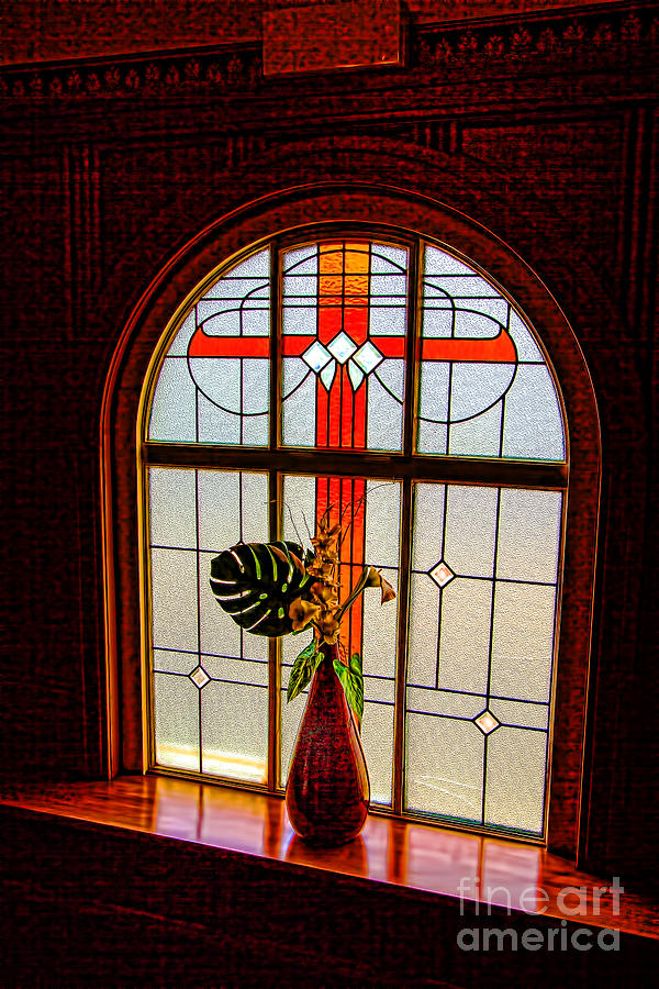 Stained Glas Window Photograph by Rick Bragan