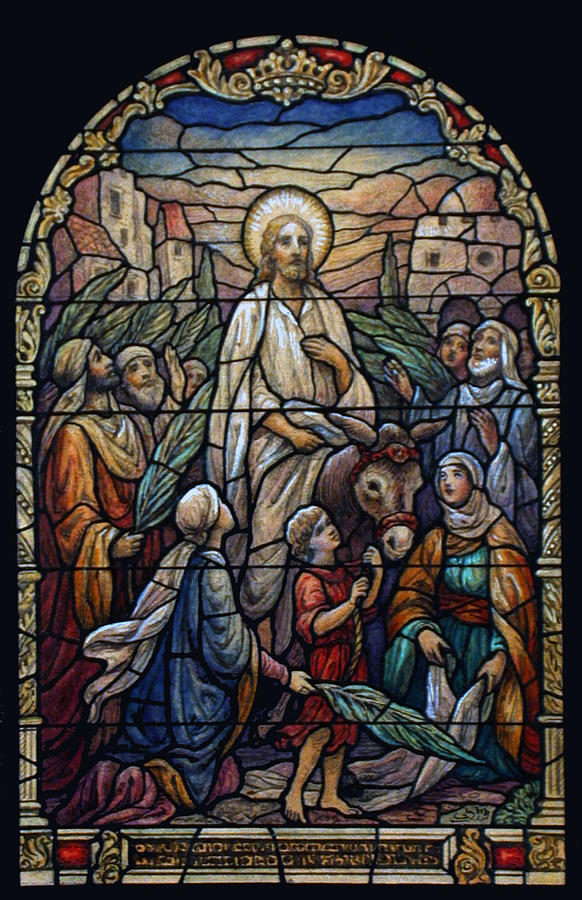 Stained Glass Palm Sunday Photograph By Munir Alawi Pixels