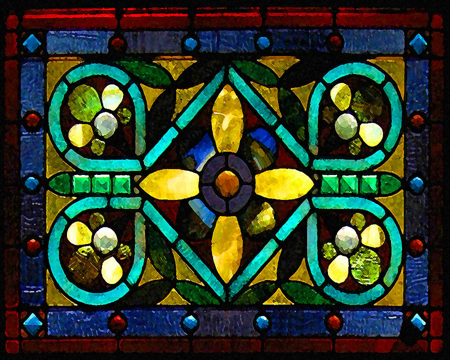 Stained Glass 1 Photograph by Timothy Bulone
