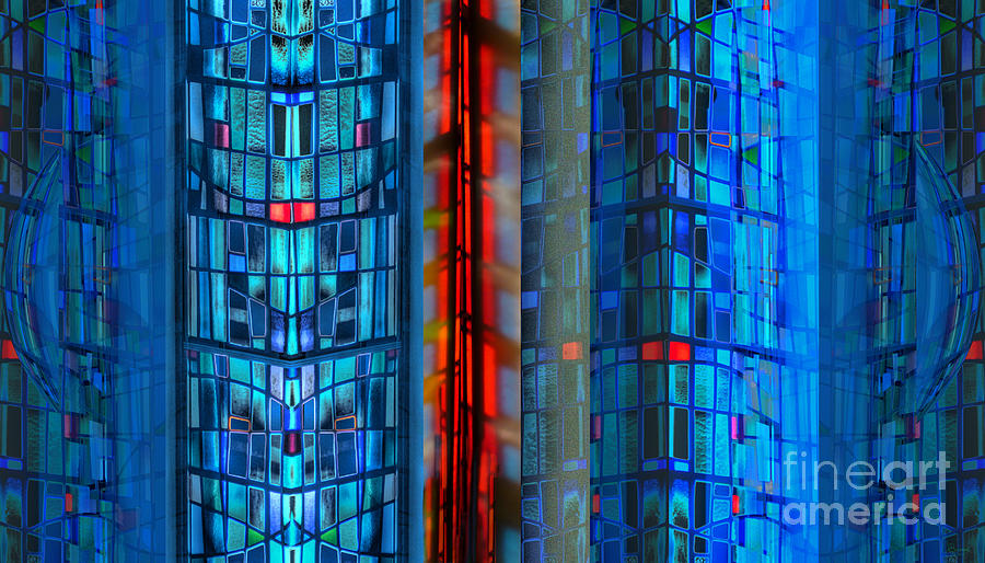 Stained Glass Abstract Photograph by Jeff Breiman