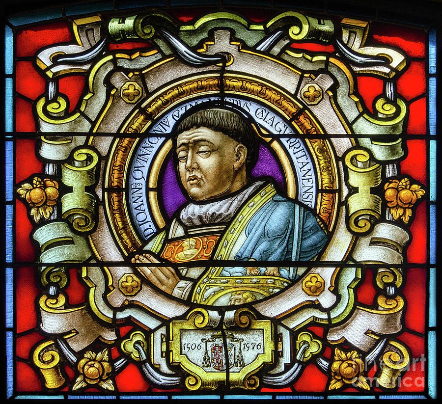 Stained Glass Bishop Juan Quinones Guzman Photograph by RicardMN Photography