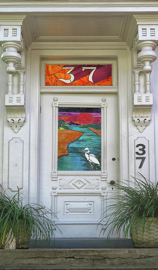 Stained Glass Door Photograph by Dave Mills