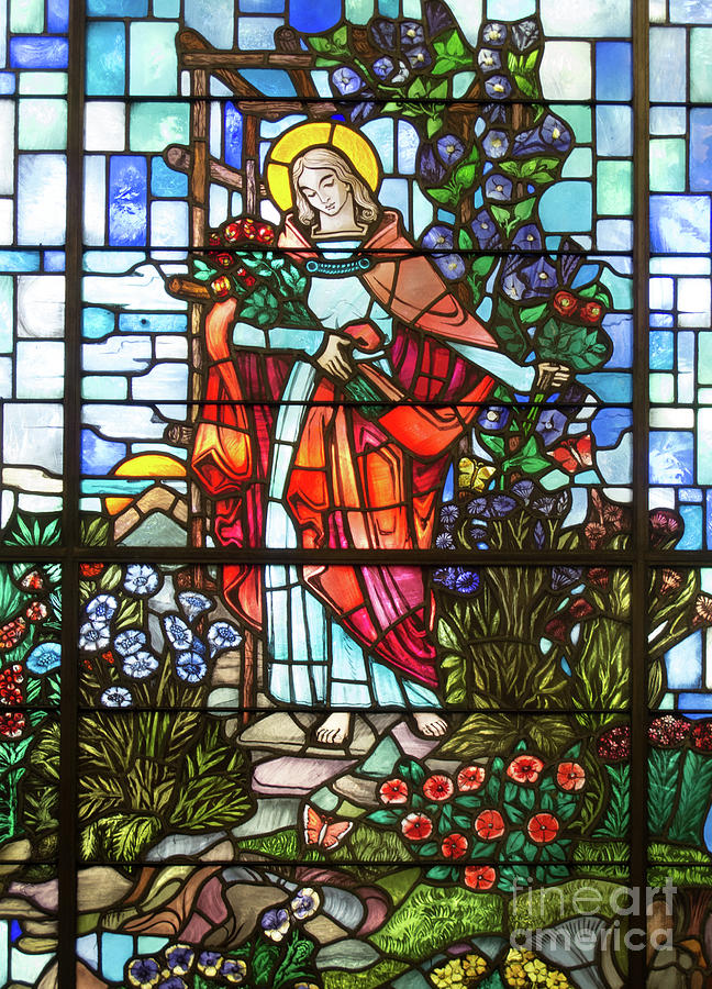 Stained Glass Garden Photograph by Ann Horn
