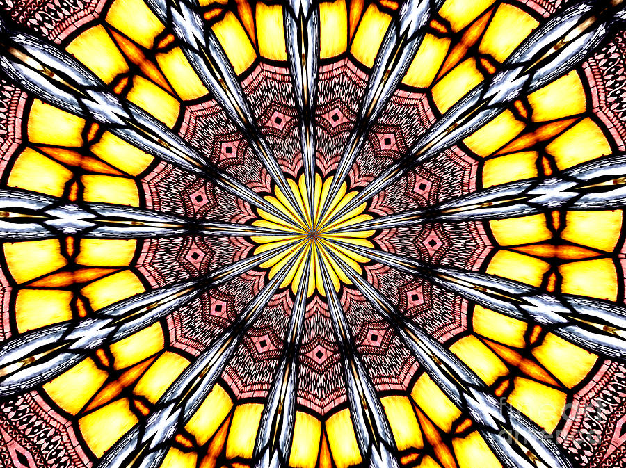 Stained Glass Kaleidoscope 23 Photograph by Rose Santuci-Sofranko