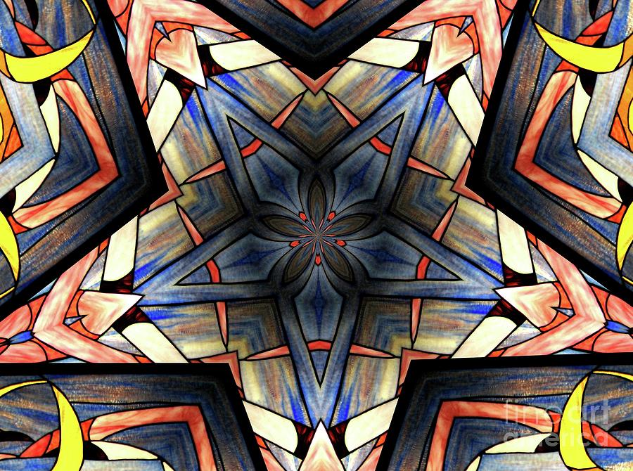 Stained Glass Kaleidoscope 36 Photograph by Rose Santuci-Sofranko