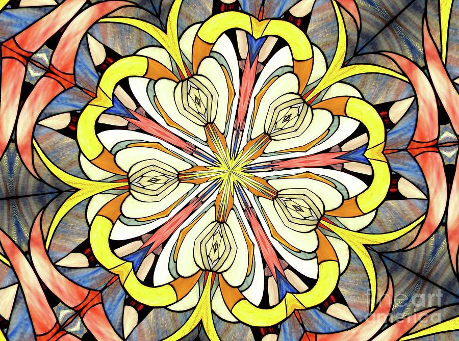 Stained Glass Kaleidoscope 43 Photograph by Rose Santuci-Sofranko
