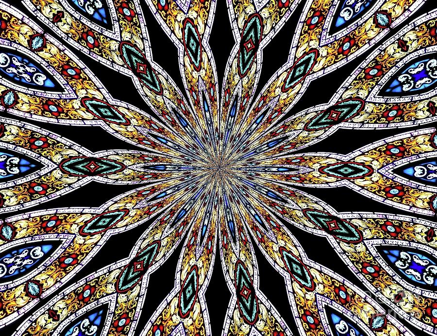Stained Glass Kaleidoscope 44 Photograph by Rose Santuci-Sofranko