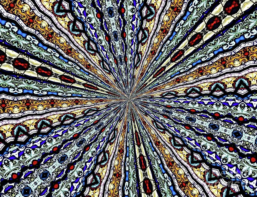 Stained Glass Kaleidoscope 46 Photograph by Rose Santuci-Sofranko