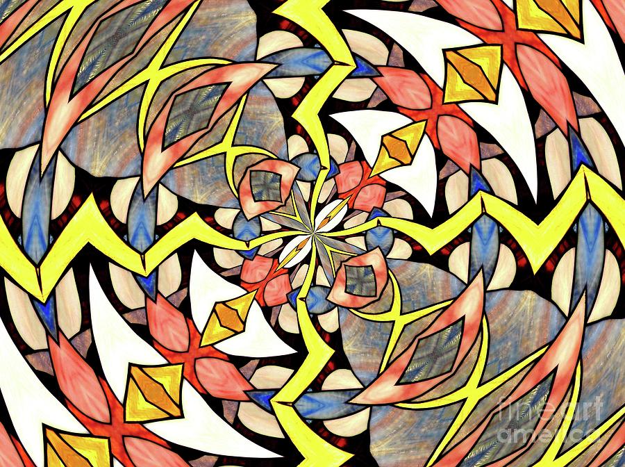 Stained Glass Kaleidoscope 48 Photograph by Rose Santuci-Sofranko
