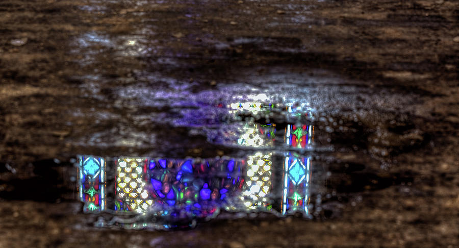 Stained Glass Reflections Photograph by John Hoey