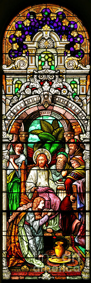 Stained Glass Scene 11 Crop Photograph by Adam Jewell
