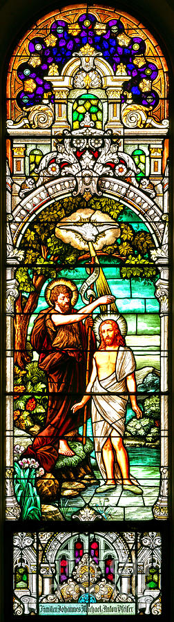 Stained Glass Scene 2 Crop Photograph by Adam Jewell