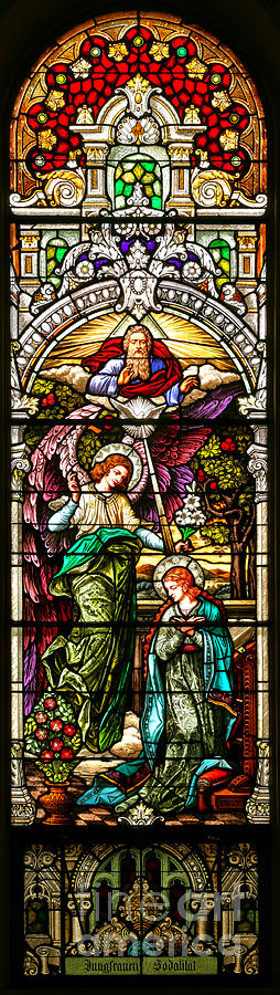 Stained Glass Scene 5 Crop Photograph by Adam Jewell