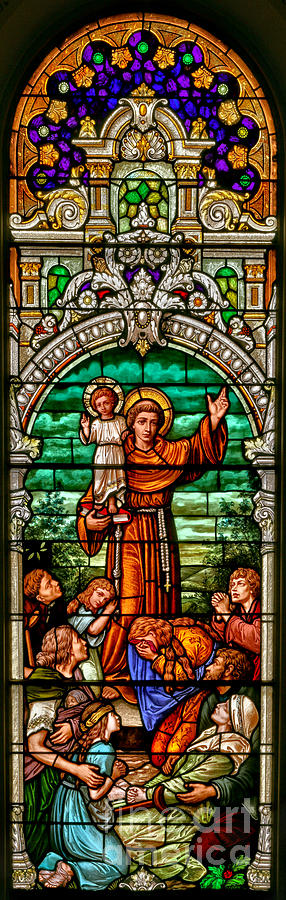 Stained Glass Scene 6 Crop Photograph by Adam Jewell