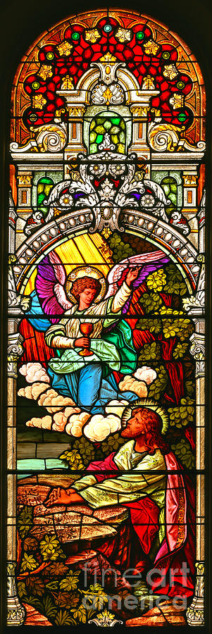 Stained Glass Scene 7 Crop Photograph by Adam Jewell