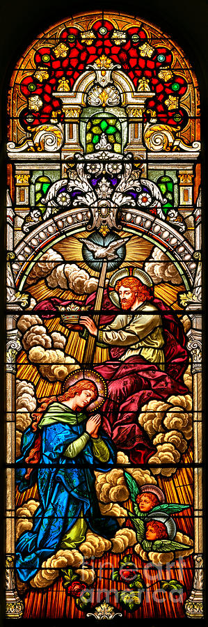 Stained Glass Scene 7 Crops Photograph by Adam Jewell