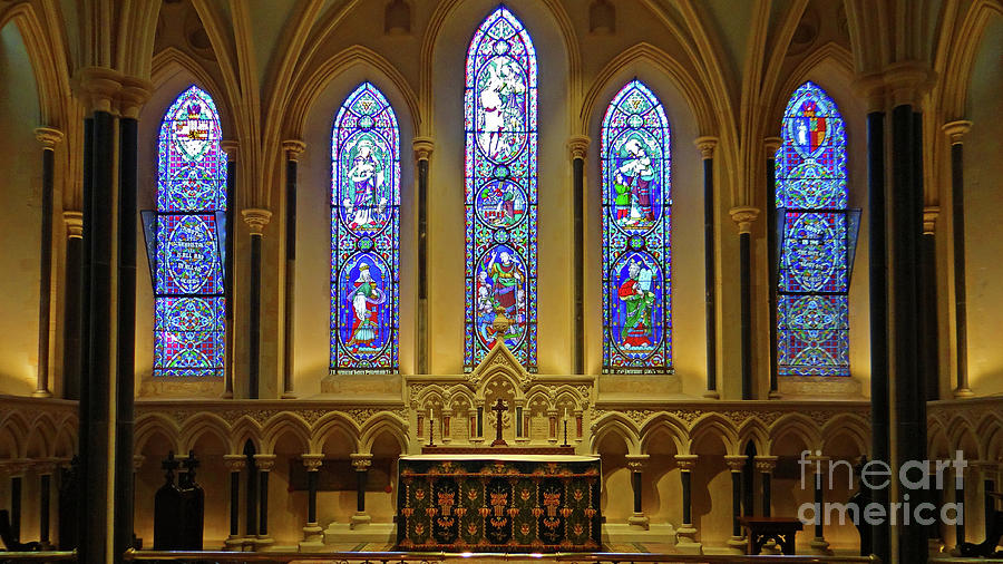 Stained Glass, St Patrick's Cathedral, Dublin Photograph by Trevor McCabe