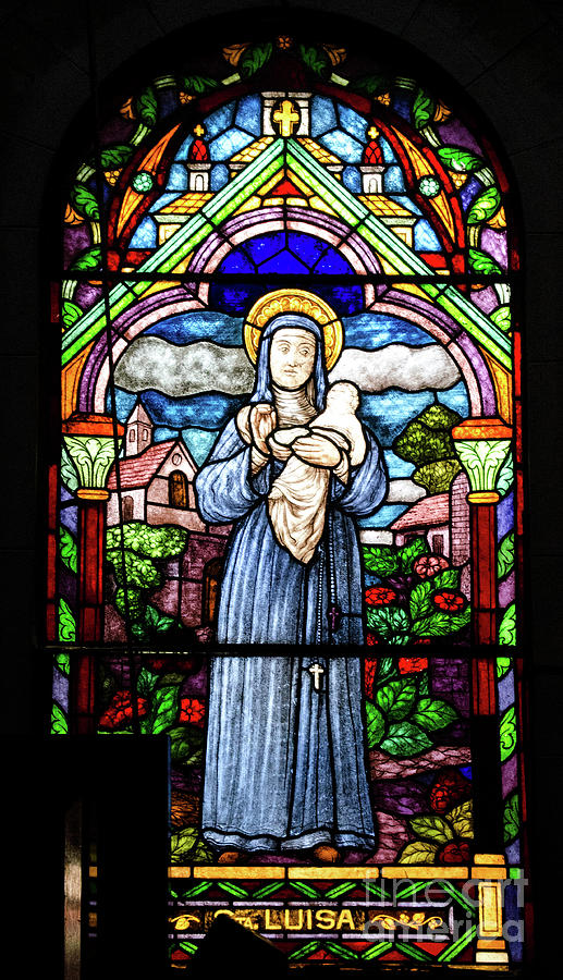 Stained Glass Window, Iglesia De La Virgen Milagrosa, Miraflores, Peru 