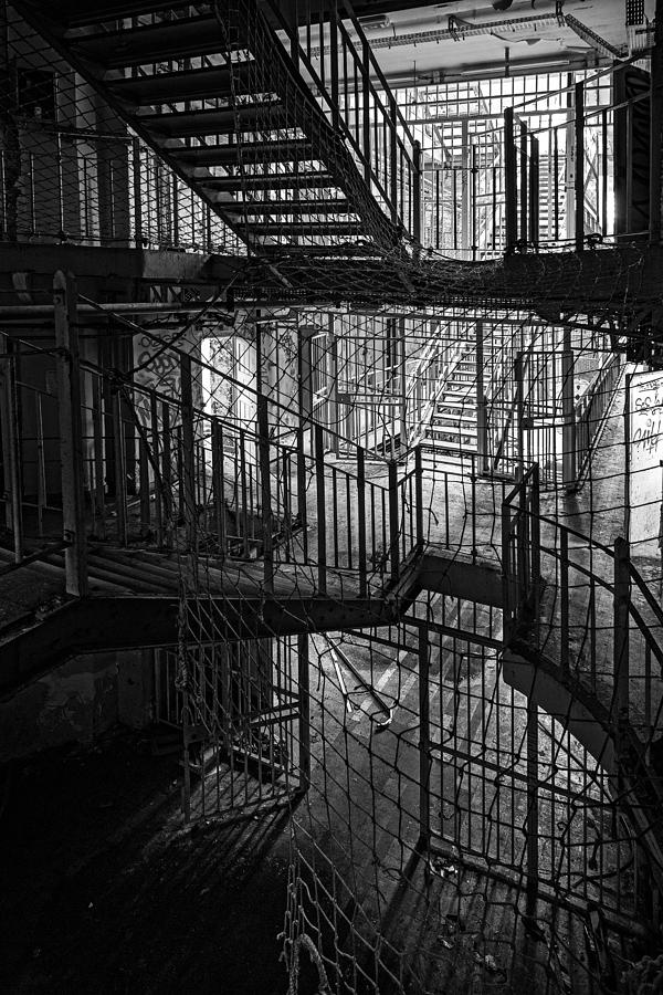 Prison safety net - abandoned jail Photograph by Dirk Ercken