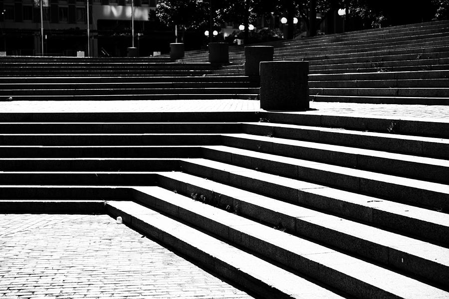 Boston Photograph - Stair Lines by Edward Myers