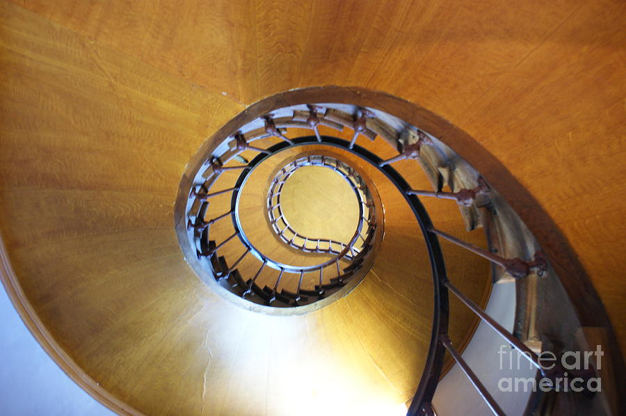 Staircase at Azay le Rideau Photograph by Christine Jepsen