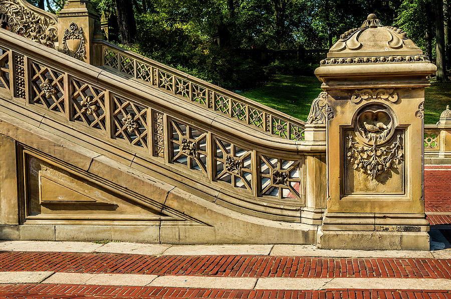 Staircase Central Park Photograph by Xavier Cardell