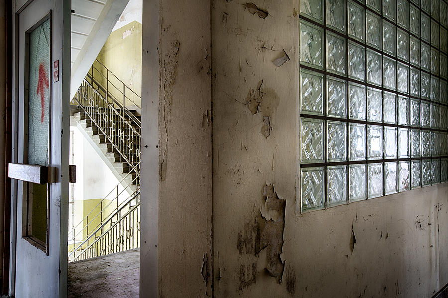 Staircase Entrance - Abandoned Building Photograph by Dirk Ercken