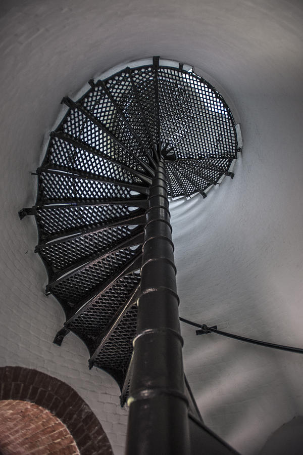 Staircase Of The Jupiter Lighthouse In Florida Photograph by William Bitman
