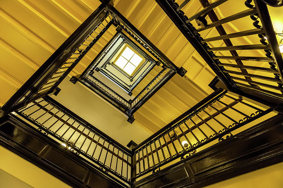 Staircase Of The Old Capitol 2 Photograph by Jonathan Nguyen