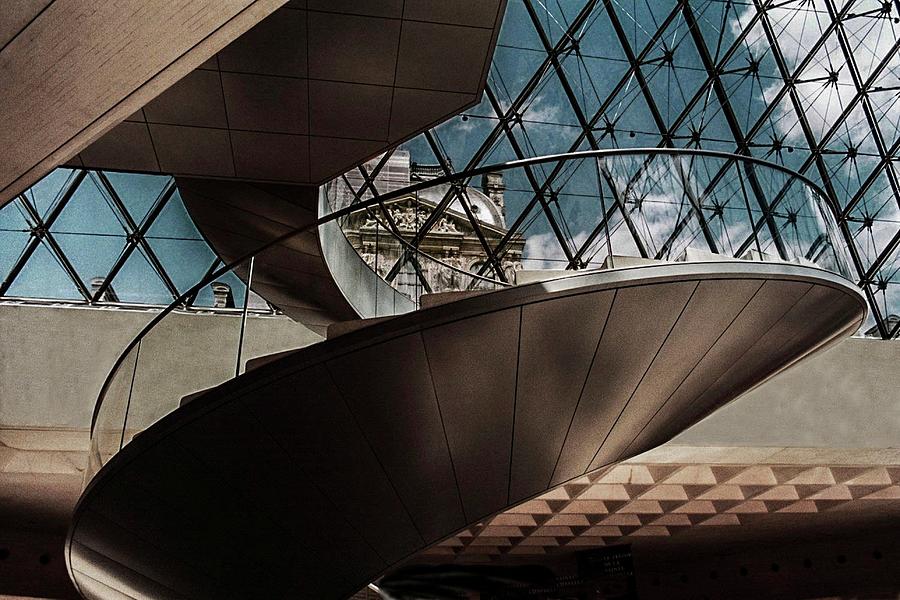 Stairs At The Louvre Photograph By Jeff Watts 