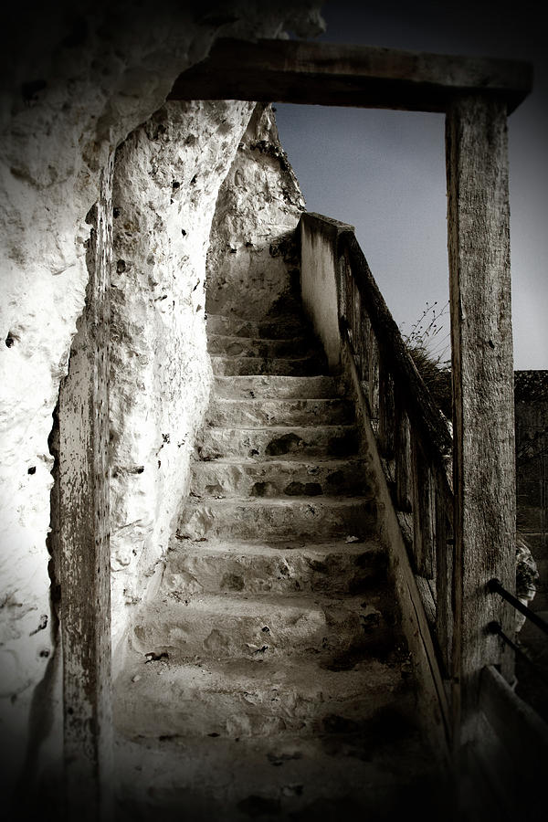 Stairs la Roche Guyon Photograph by Hugh Smith