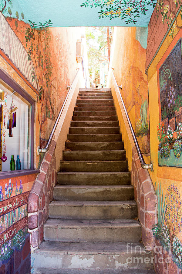 Stairs of Bisbee Arizona Photograph by Amy Sorvillo