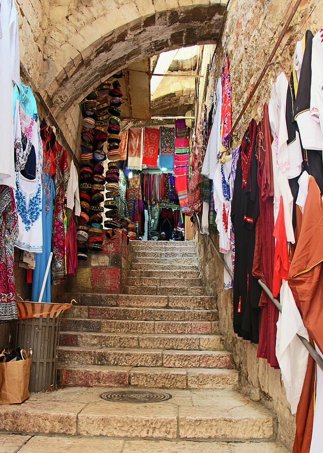 Stairs Shops Photograph by Munir Alawi