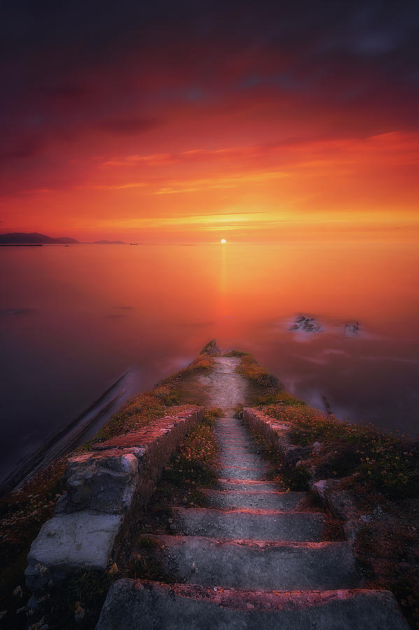 Stairs to nowhere Photograph by Mikel Martinez de Osaba