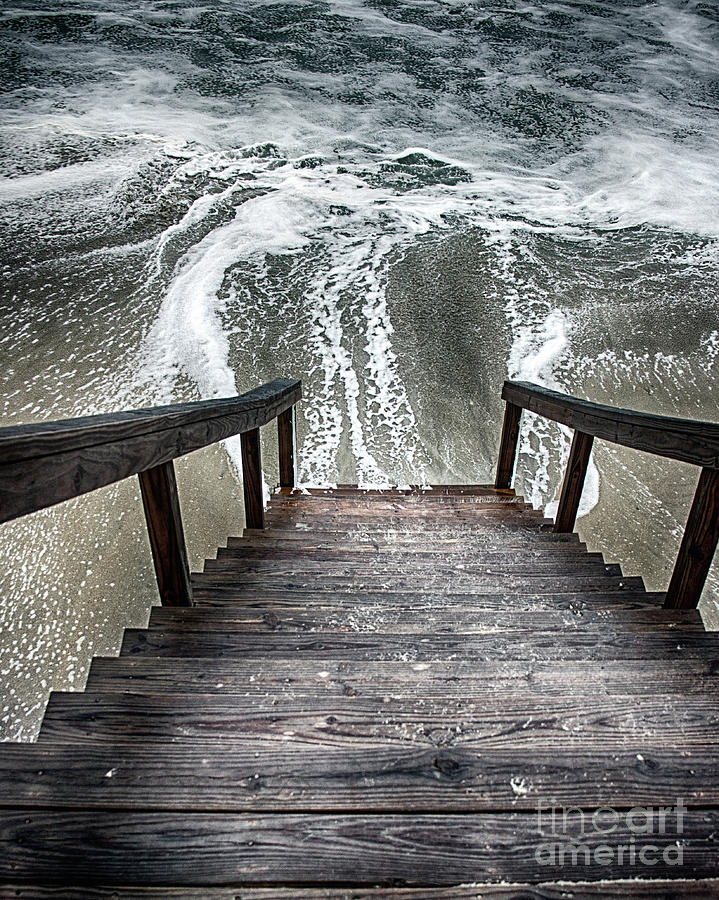 Stairs To The Ocean Photograph