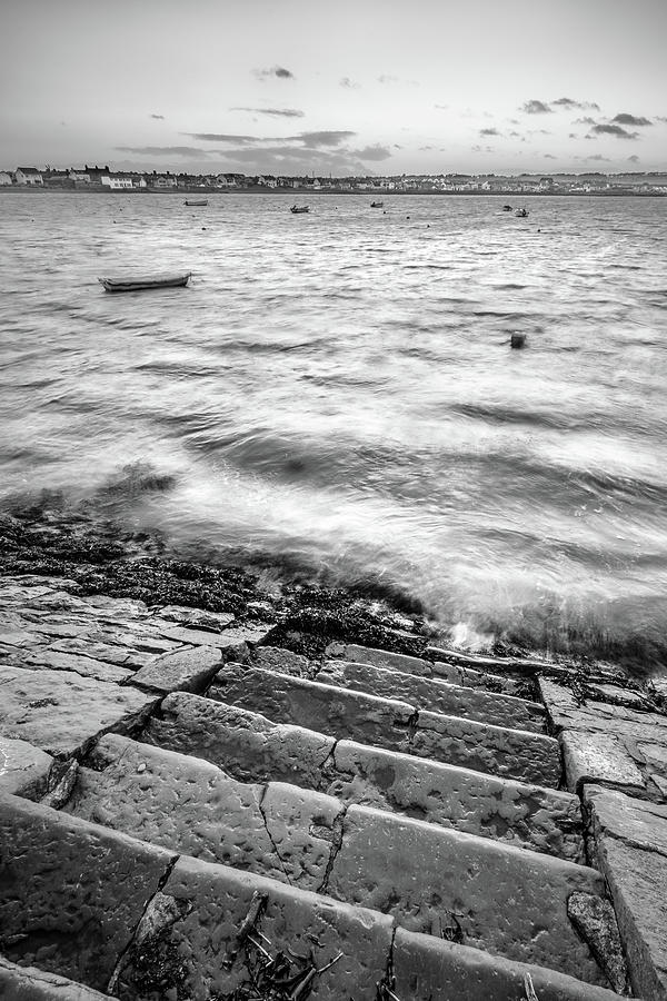 Stairs to the sea, Skerries, Ireland Photograph by Giuseppe Milo