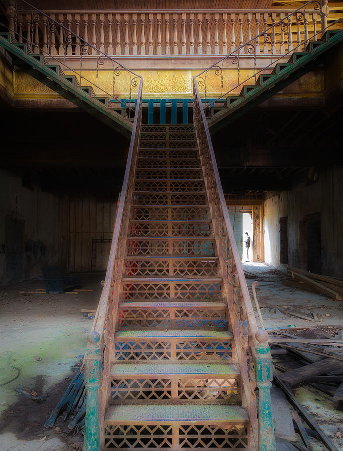 Stairway and Ghost Photograph by John Razza - Fine Art America