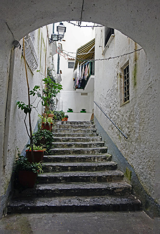 Stairway Home In Amalfi Italy Photograph by Rick Rosenshein