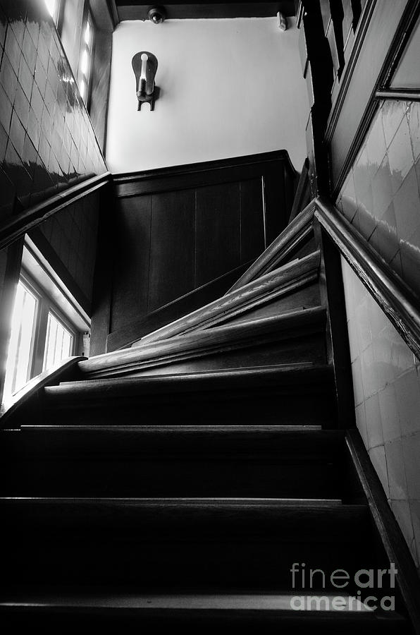 Stairway in Amsterdam BW Photograph by RicardMN Photography