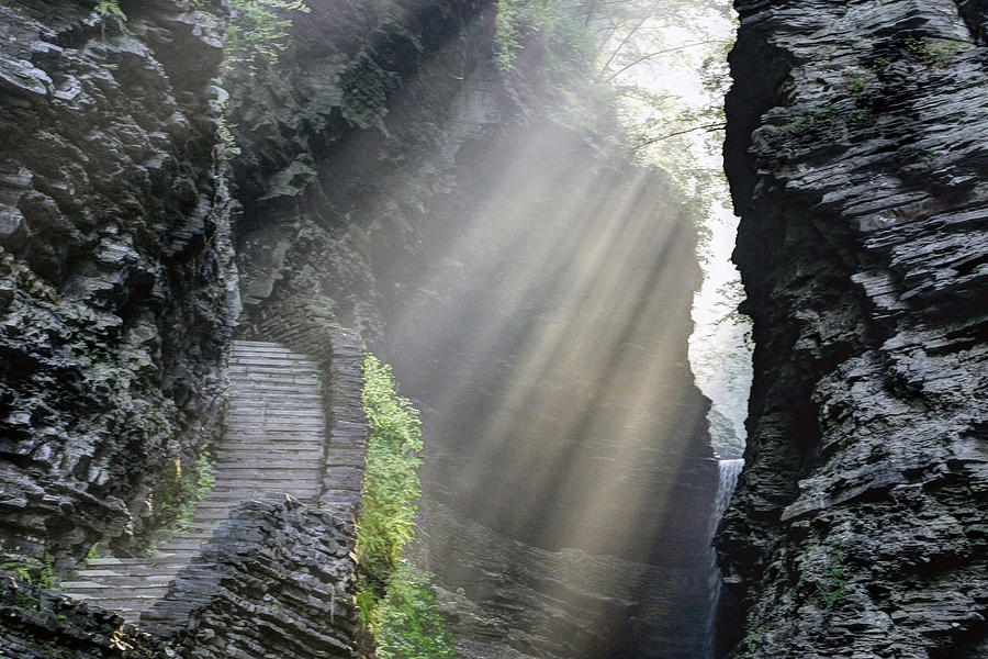 Stairway Into the Light Photograph by Gene Walls