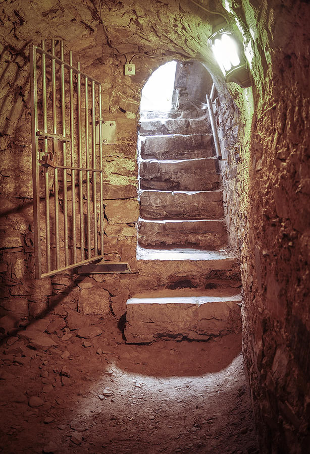 Stairway to Crypt P7020648 Photograph by Deidre Elzer-Lento