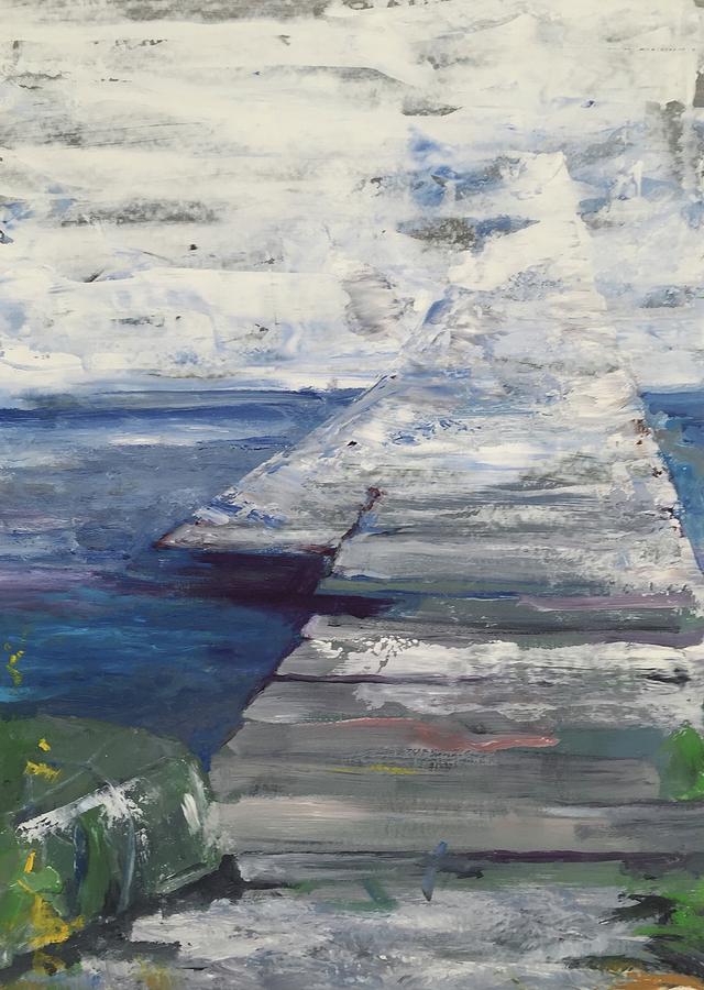 Stairway to heaven Painting by Grus Lindgren