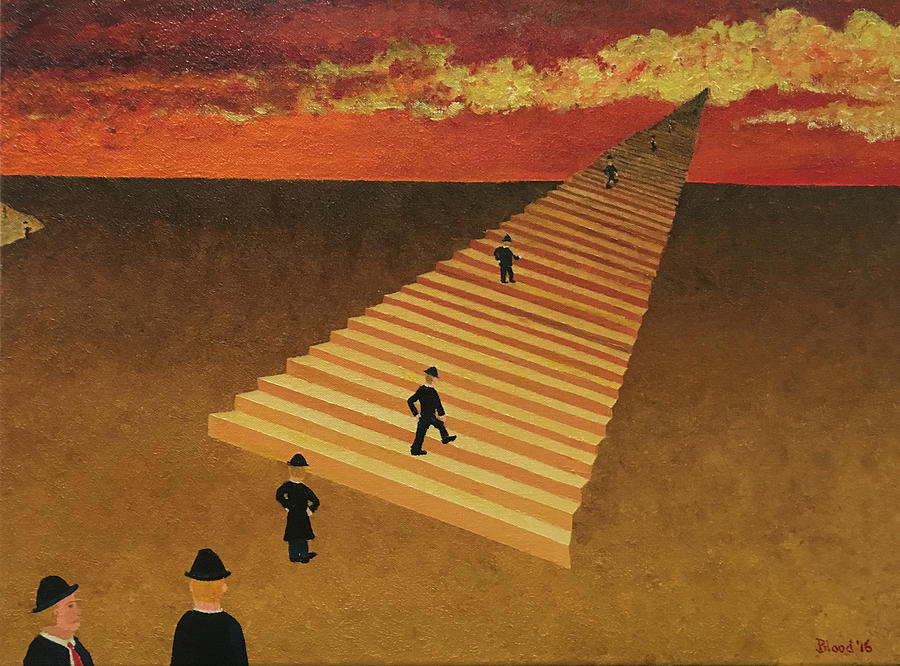Stairway to Heaven Painting by Thomas Blood