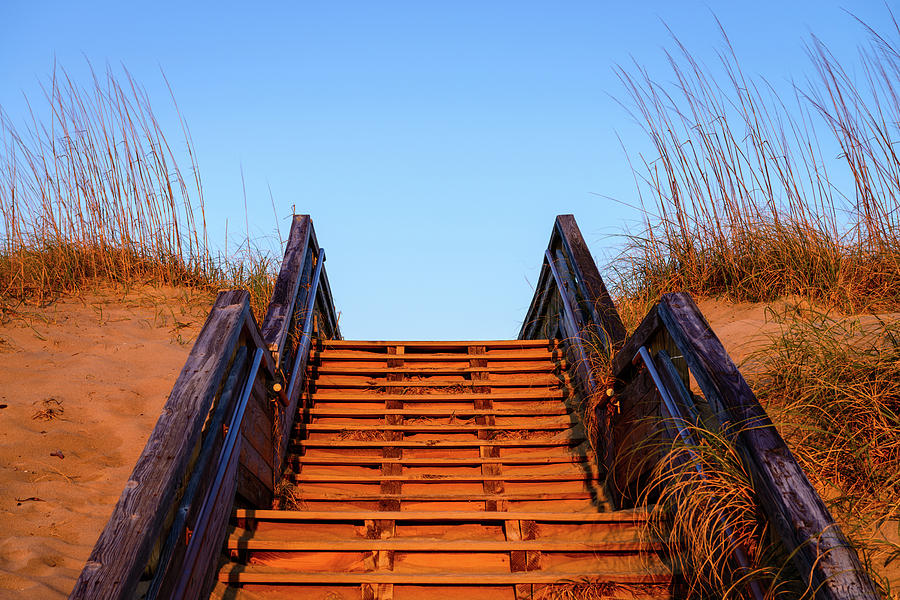 Stairway To The Beach  Photograph by Michael Scott