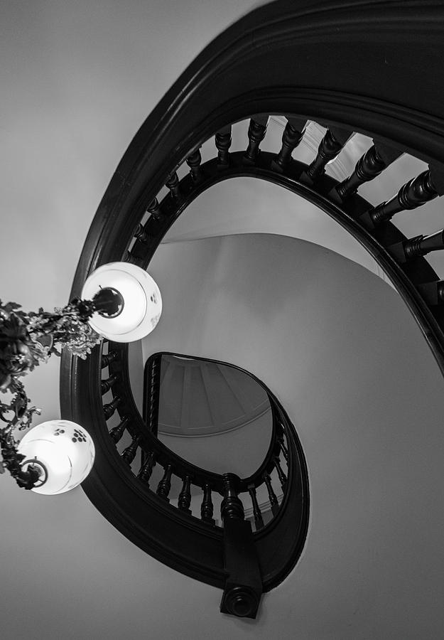 Stairway - Vermont State Capitol Photograph by Steve Snyder