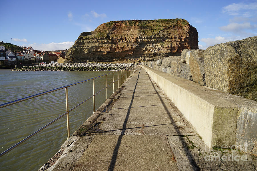 Pier Photograph - Staithes by Smart Aviation