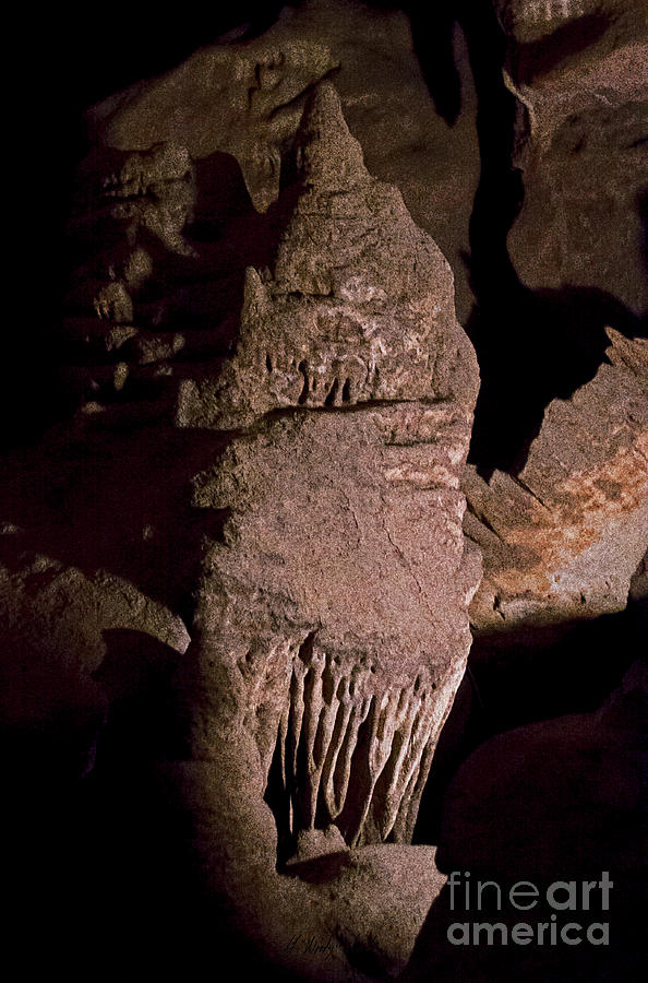 Stalactites And Stalagmites-Signed-#1091 Photograph by J L Woody Wooden